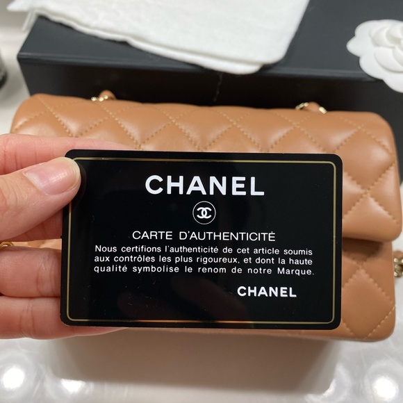 SOLD NEW Chanel Carmel Mini Rectangle - Picture 9 of 11